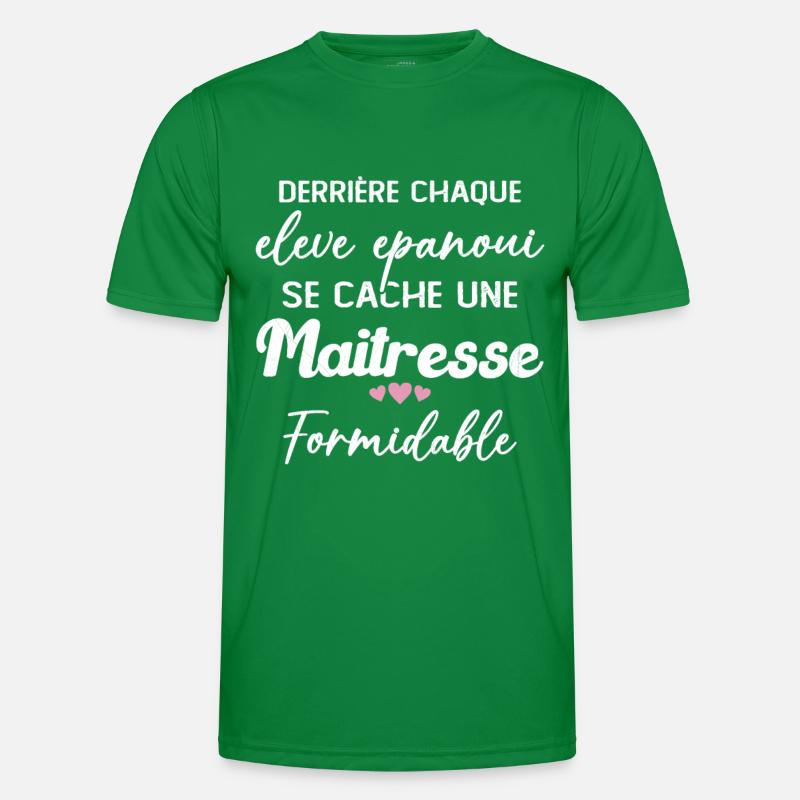 Maîtresse Formidable Remerciement Fin d'année T-shirt sport Homme
