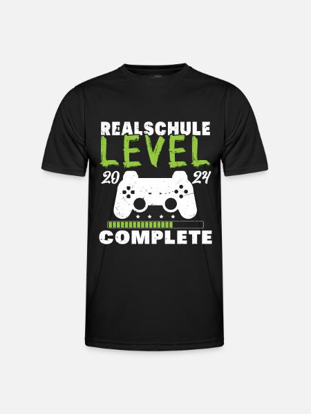 Realschulabschluss 2024 - Männer Funktions-T-Shirt - Schwarz