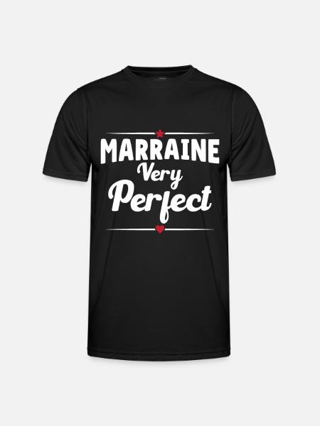 Marraine very perfect - T-shirt sport Homme - noir