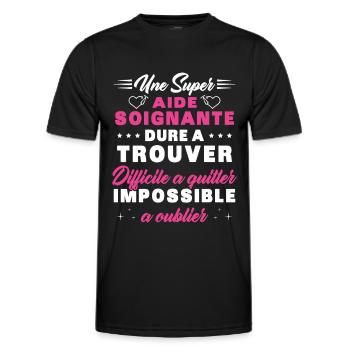 Eine tolle Pflegekraft Humorvolles Geschenk - Männer Funktions-T-Shirt - Schwarz - Vorne - AI Model Male 178 dark (178cm)