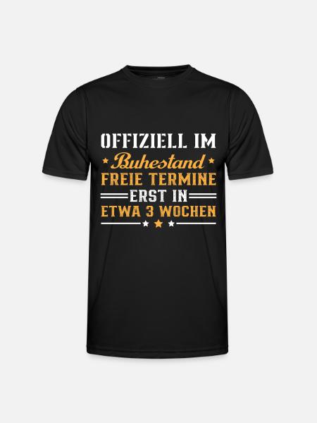 Offiziell im ruhestand - Männer Funktions-T-Shirt - Schwarz