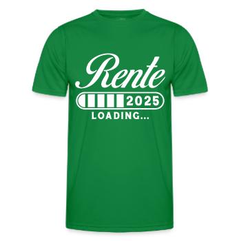 Rente 2025 Loading - Männer Funktions-T-Shirt - Kelly Green - Vorne - AI Model Male 178 dark (178cm)