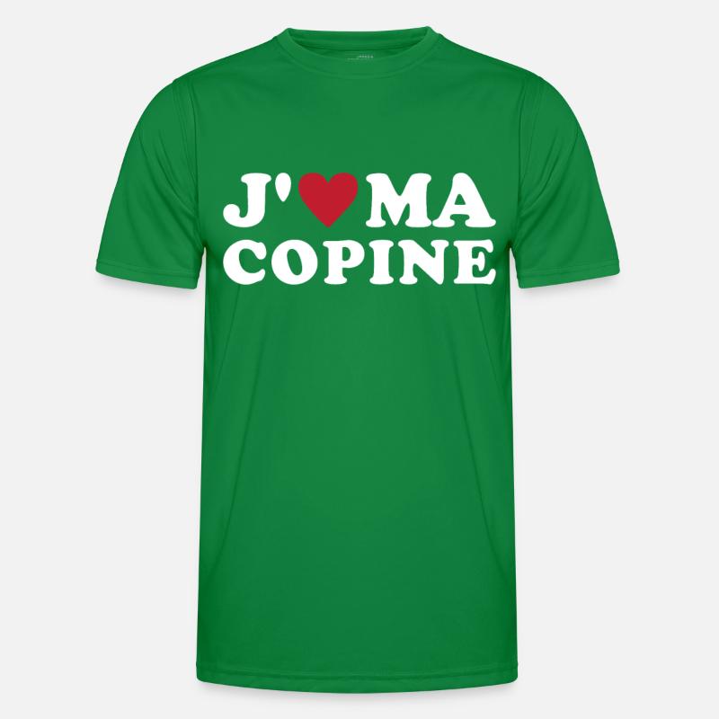 J'aime ma copine T-shirt sport Homme
