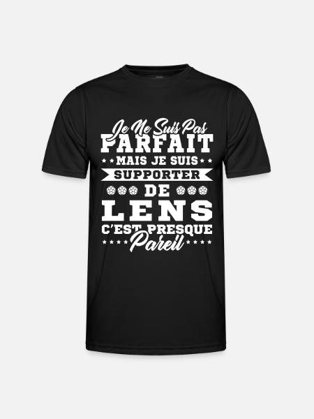 Geschenkidee für Lens-Unterstützer - Männer Funktions-T-Shirt - Schwarz