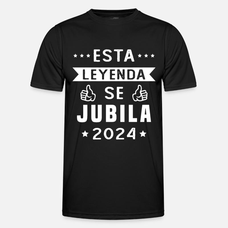 This legend retires 2024 - Men's Functional T-Shirt - black