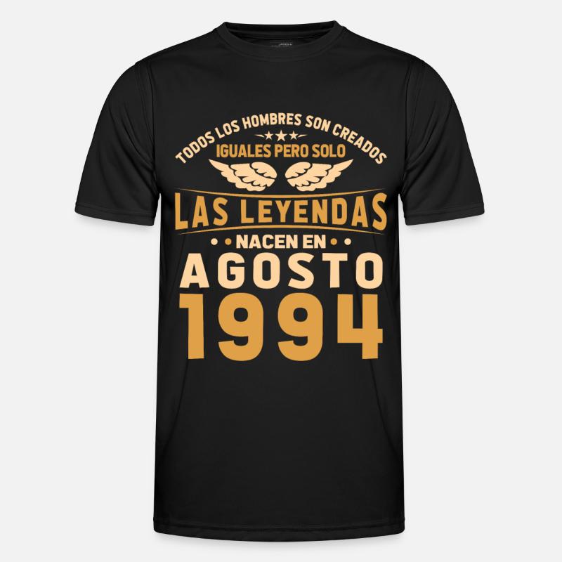 Die Legenden August 1994 - Männer Funktions-T-Shirt - Schwarz