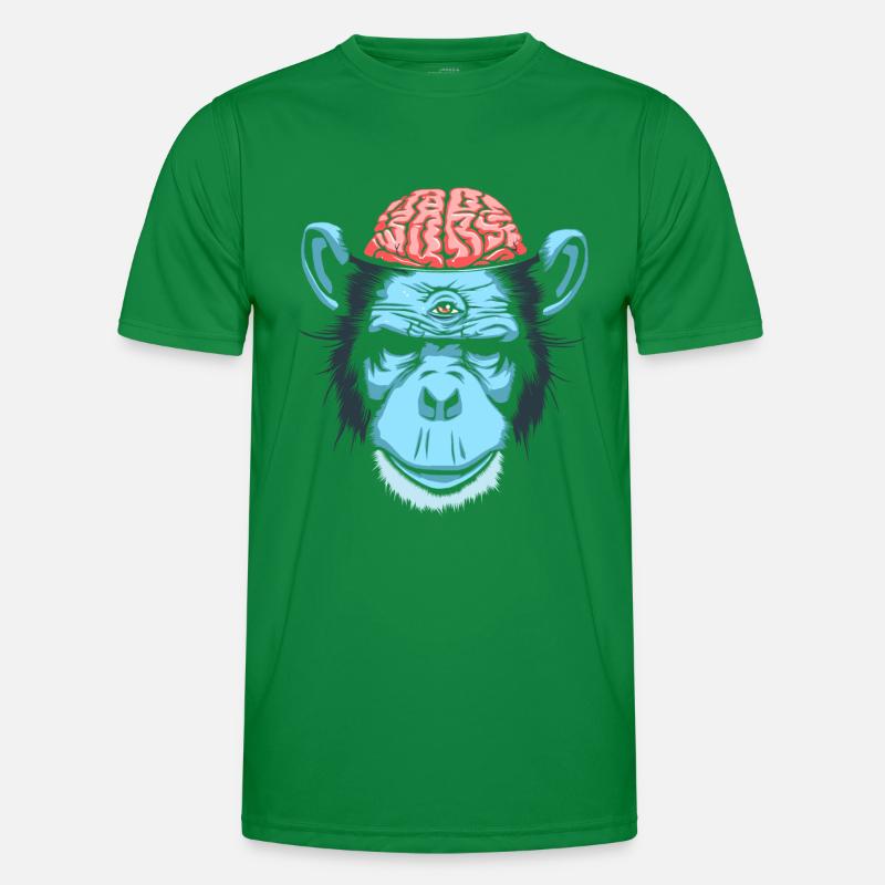 Brain Chimp Men's Functional T-Shirt