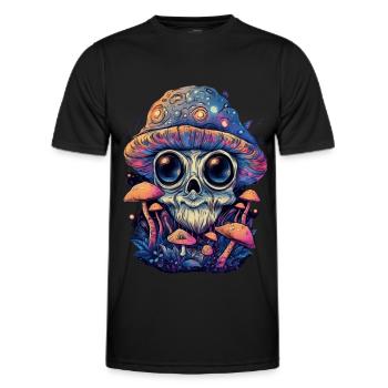 Bouffon Trippy - T-shirt sport Homme - noir - Devant - AI Model Male 178 dark (178cm)