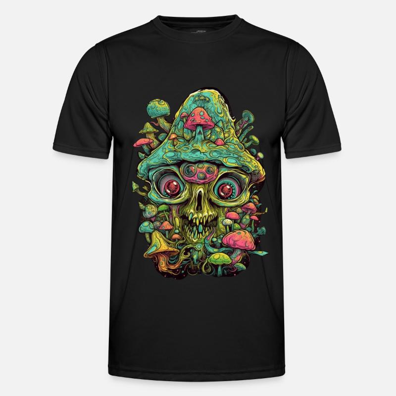 Trippy Skull Men's Functional T-Shirt
