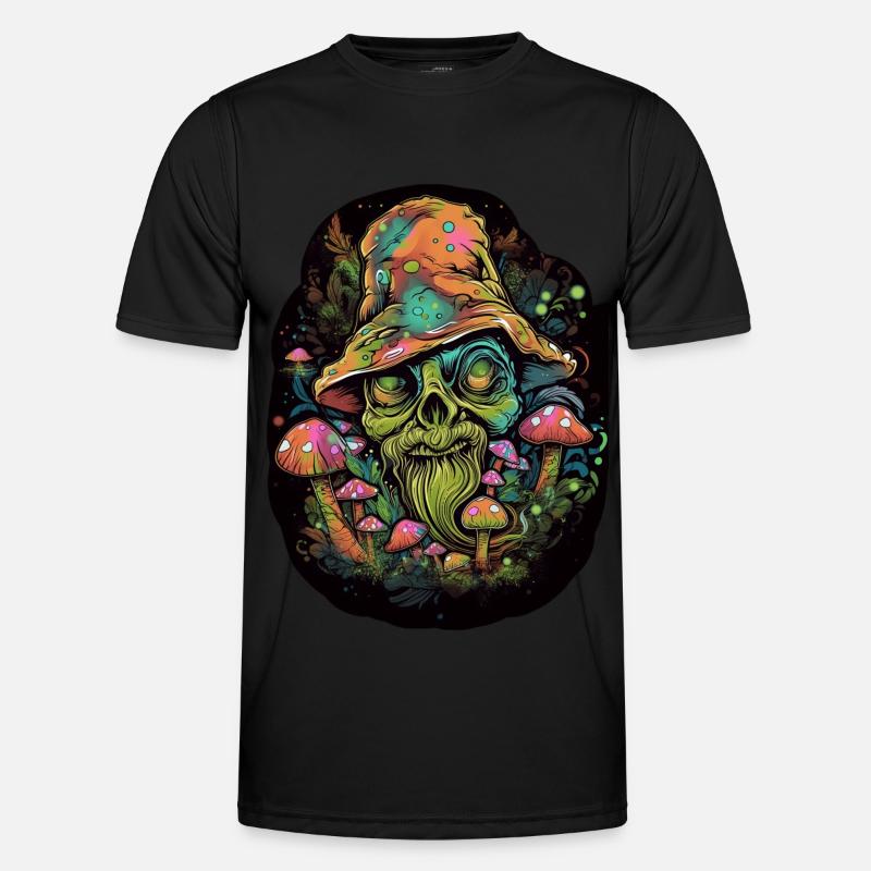 Trippy Goblin - Männer Funktions-T-Shirt - Schwarz