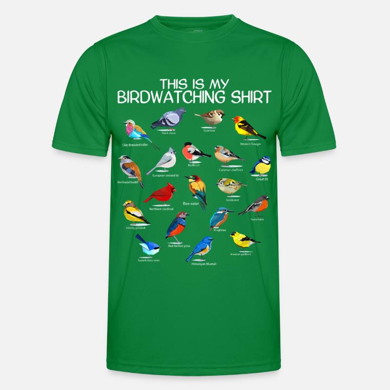 Observation des oiseaux Orinthologist Birdwatching Gift T-shirt sport Homme