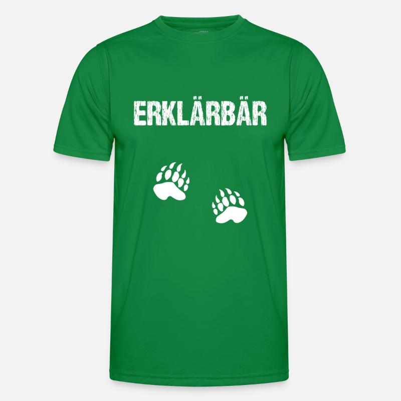 Erklärbär Lehrer Referendar Geschenk Männer Funktions-T-Shirt