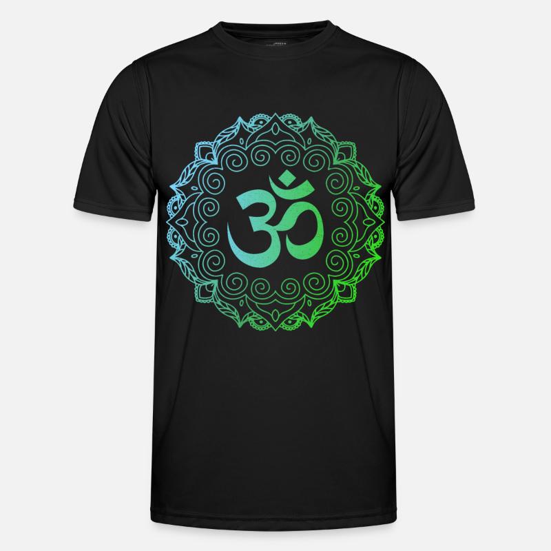 Yoga, Om-Mandala T-shirt sport Homme