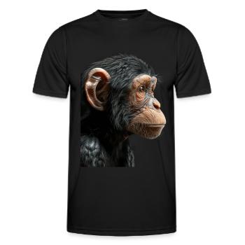 Monkey - Men's Functional T-Shirt - black - Front - AI Model Male 178 dark (178cm)
