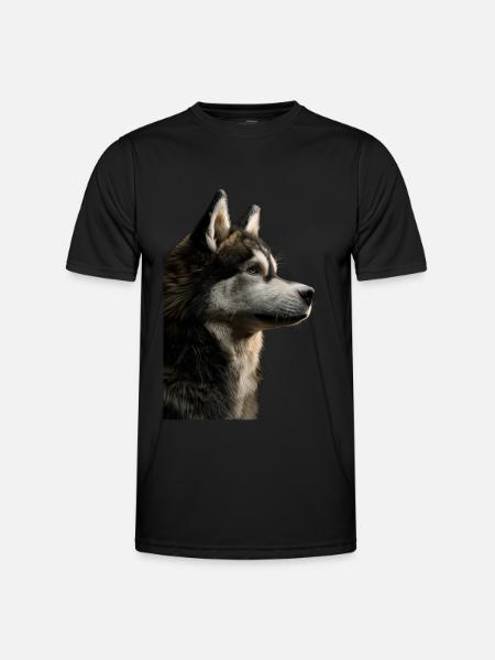 Alaskan Malamute - Men's Functional T-Shirt - black