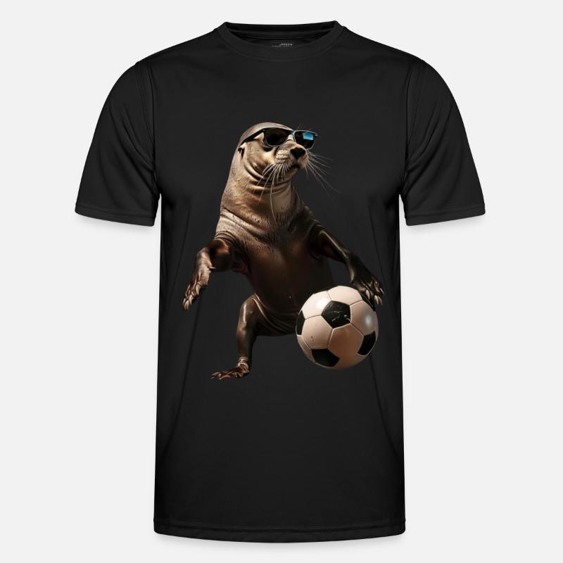 Seelöwe Männer Funktions-T-Shirt