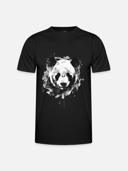 Panda - Men's Functional T-Shirt - black