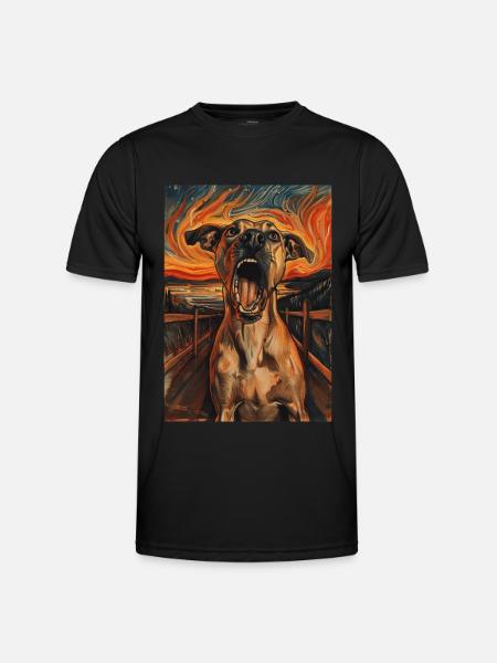 Chien - T-shirt sport Homme - noir
