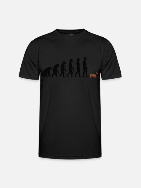 Dachshund - Men's Functional T-Shirt - black