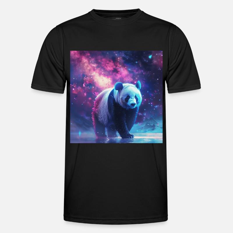Panda - Men's Functional T-Shirt - black