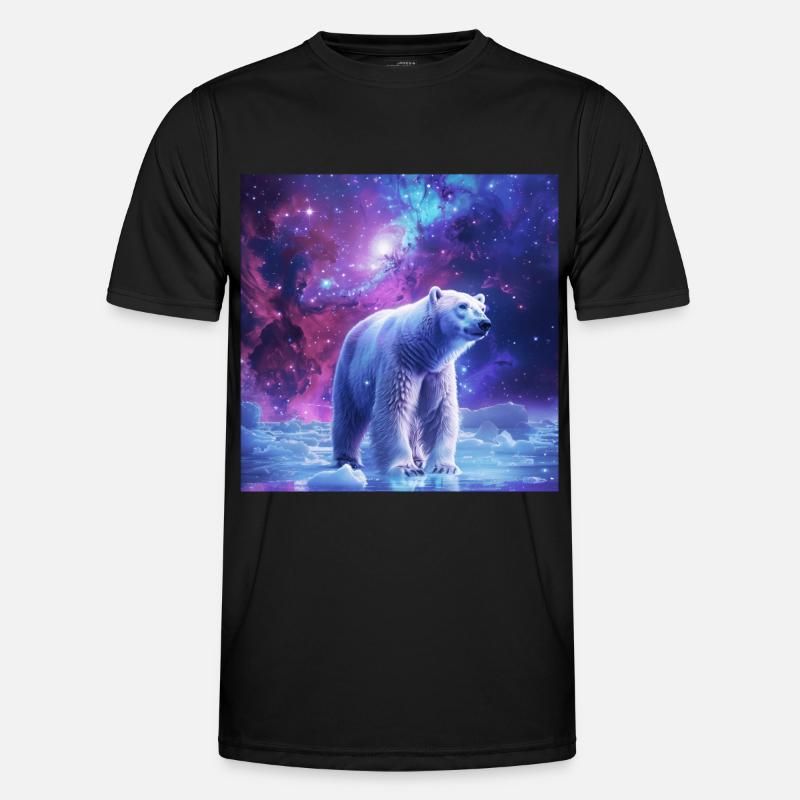 Ours blanc T-shirt sport Homme