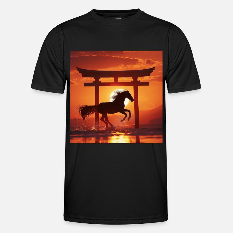 Horse - Men's Functional T-Shirt - black