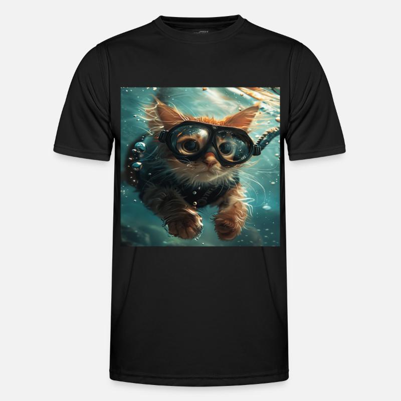 Cat Men's Functional T-Shirt