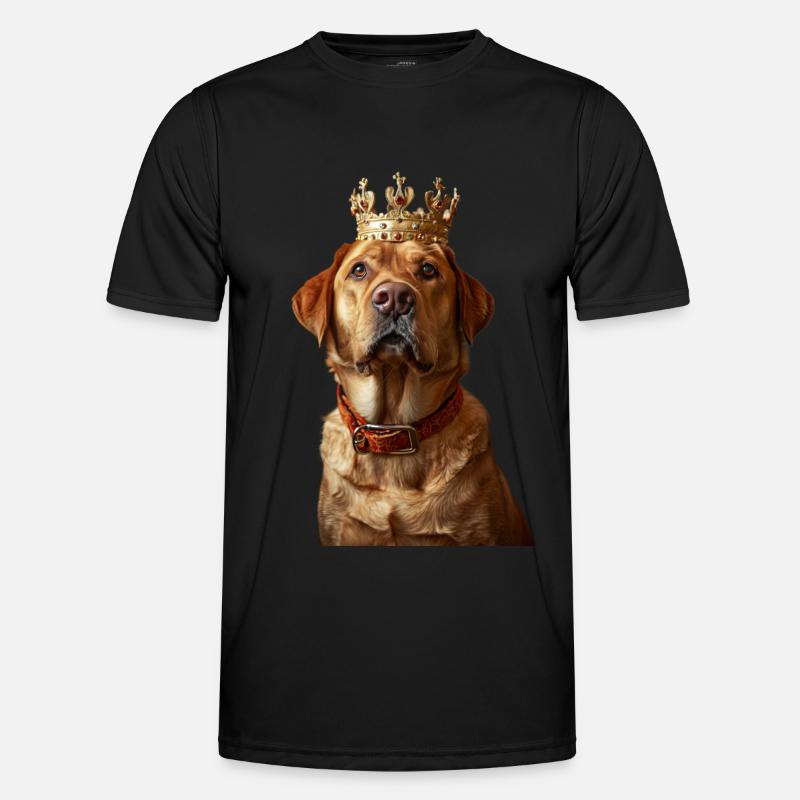 Labrador Retriever - Männer Funktions-T-Shirt - Schwarz