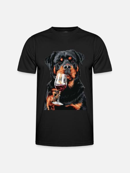 Rottweiler - Men's Functional T-Shirt - black