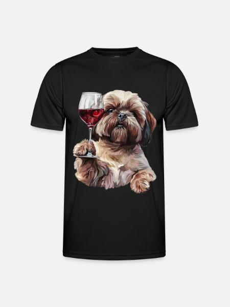 Shih Tzu - Men's Functional T-Shirt - black