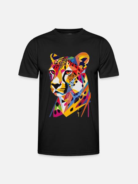 Cheetah - Men's Functional T-Shirt - black