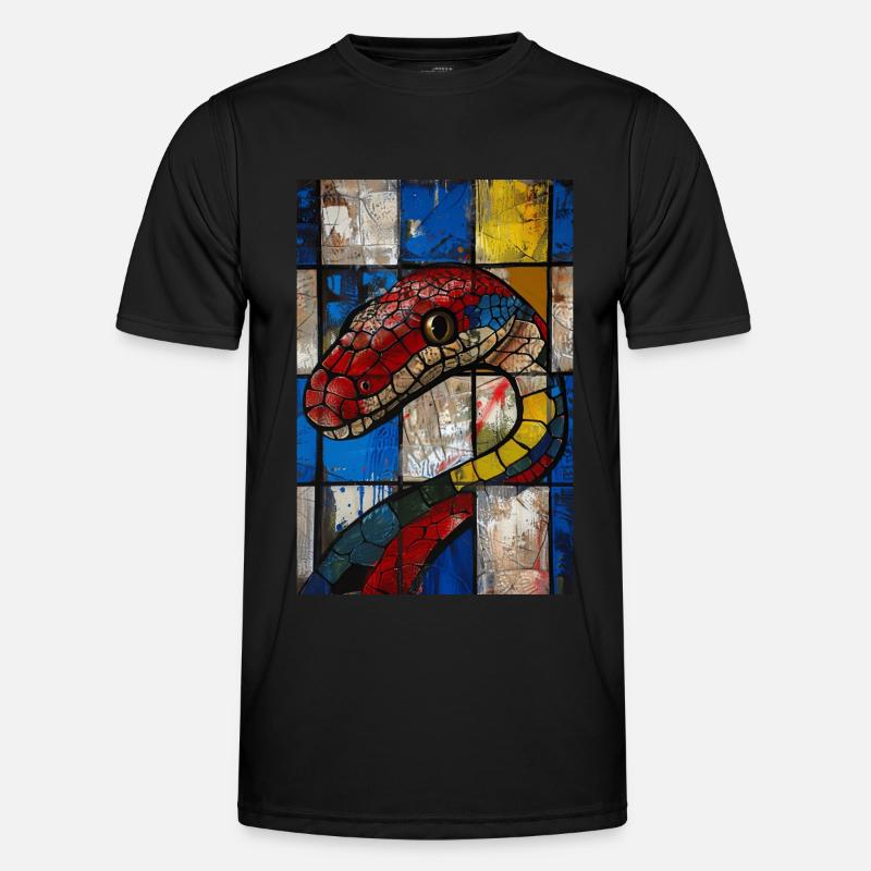 Schlange Männer Funktions-T-Shirt