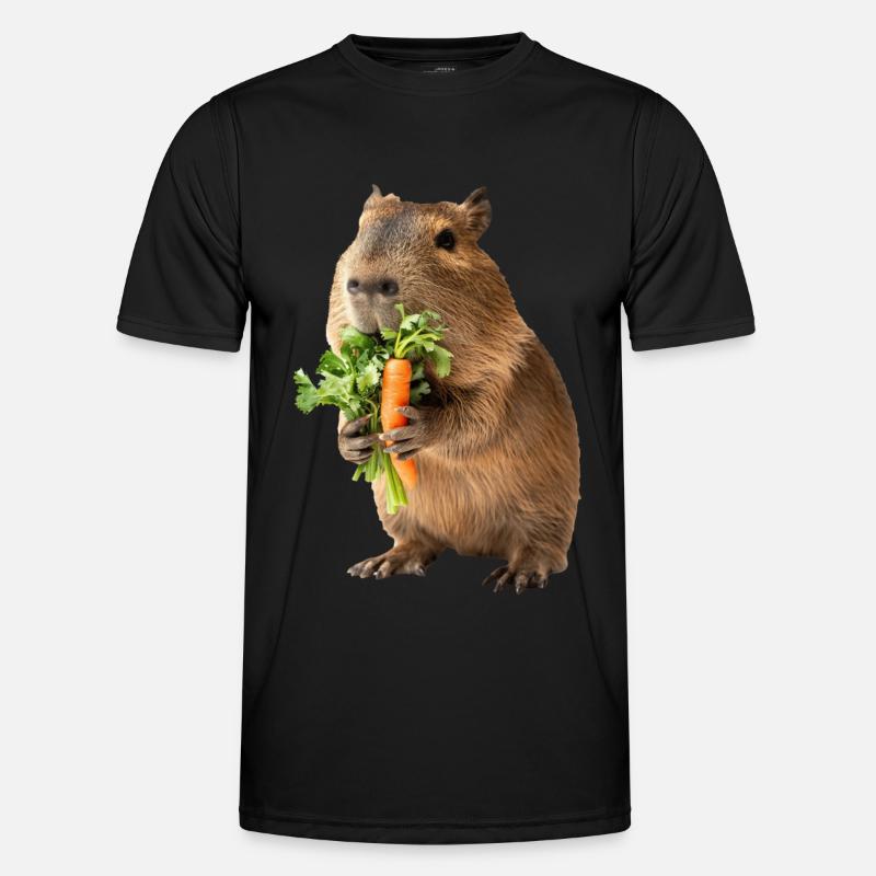 Capybara - Men's Functional T-Shirt - black