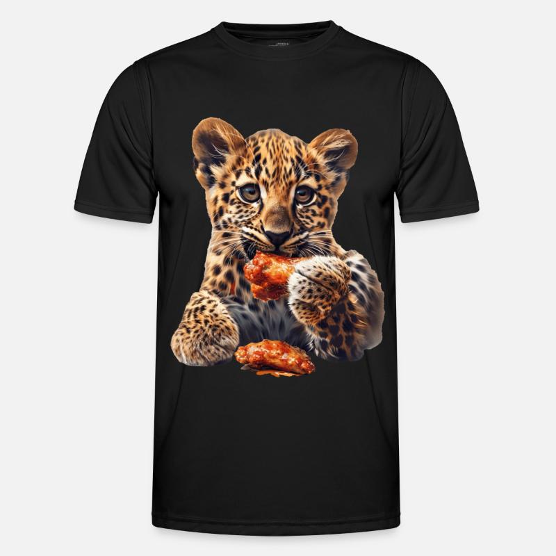 Leopard Männer Funktions-T-Shirt