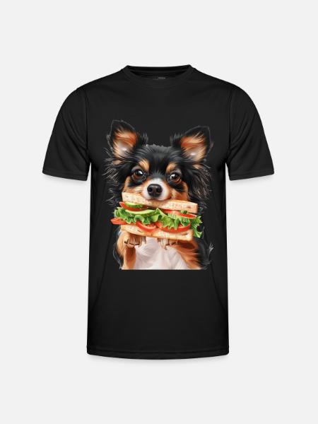 Chien - T-shirt sport Homme - noir