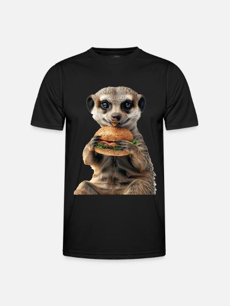 Meerkat - Men's Functional T-Shirt - black