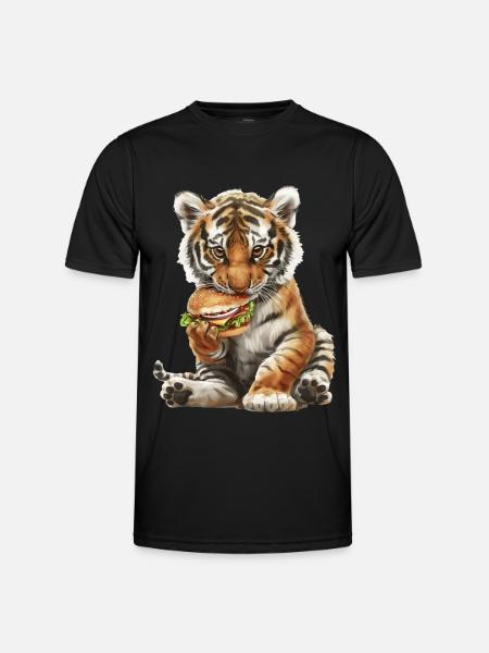 Tiger - Men's Functional T-Shirt - black