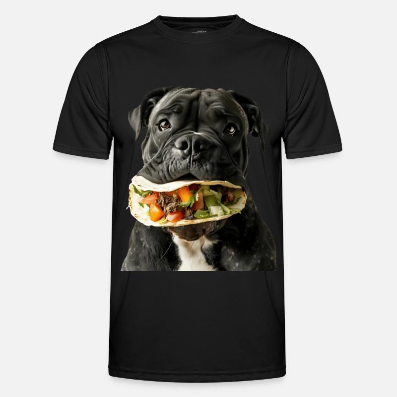Cane Corso - Männer Funktions-T-Shirt - Schwarz