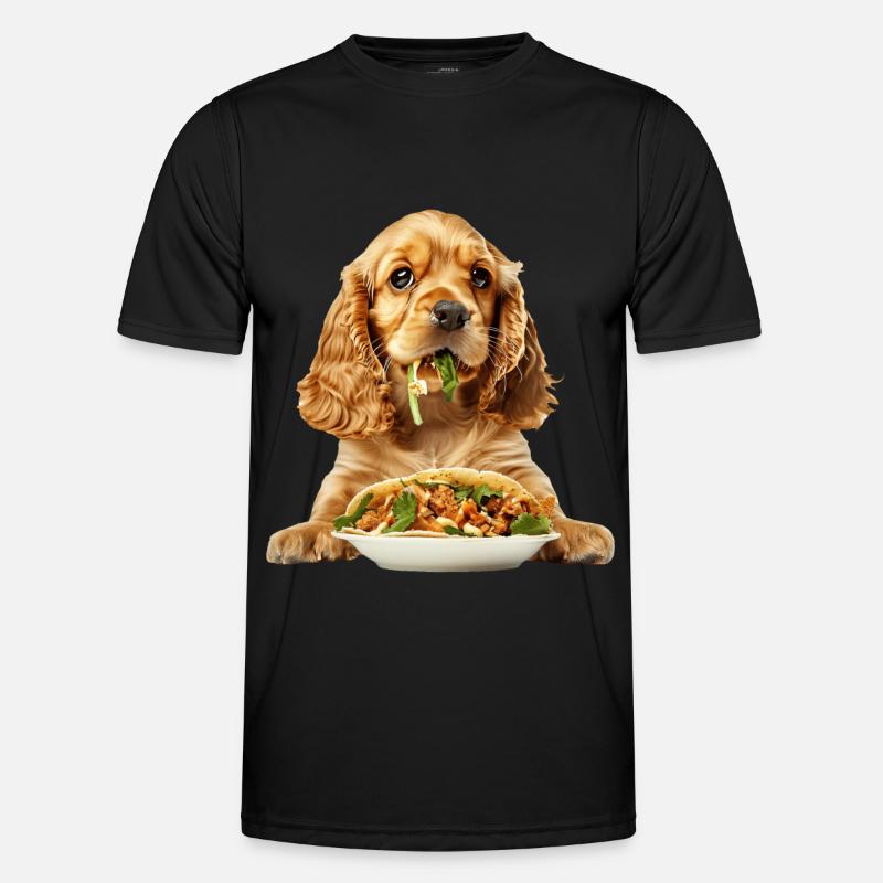 Cocker Spaniel - Männer Funktions-T-Shirt - Schwarz