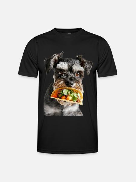Miniature Schnauzer - Männer Funktions-T-Shirt - Schwarz