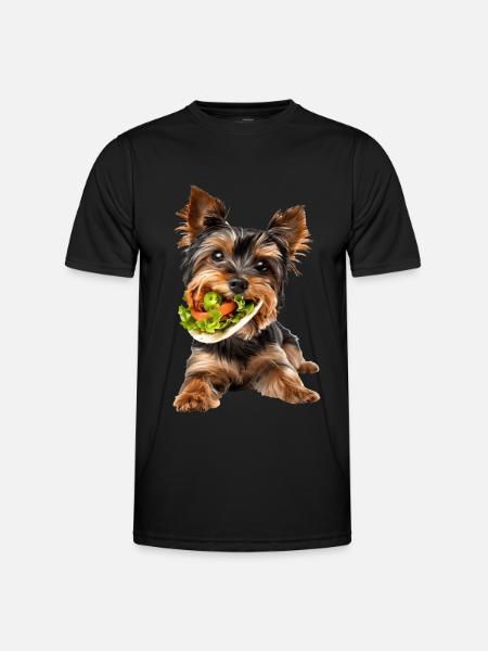 Yorkshire Terrier - Men's Functional T-Shirt - black
