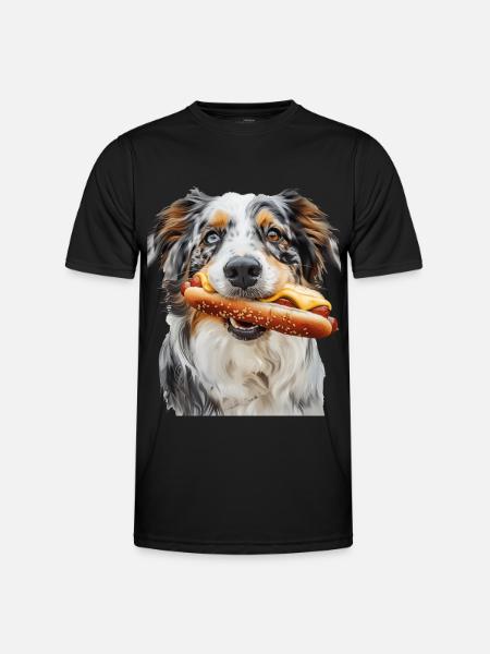 Australian Shepherd - Men's Functional T-Shirt - black