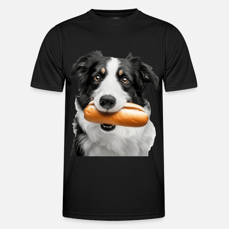 Border Collie Männer Funktions-T-Shirt