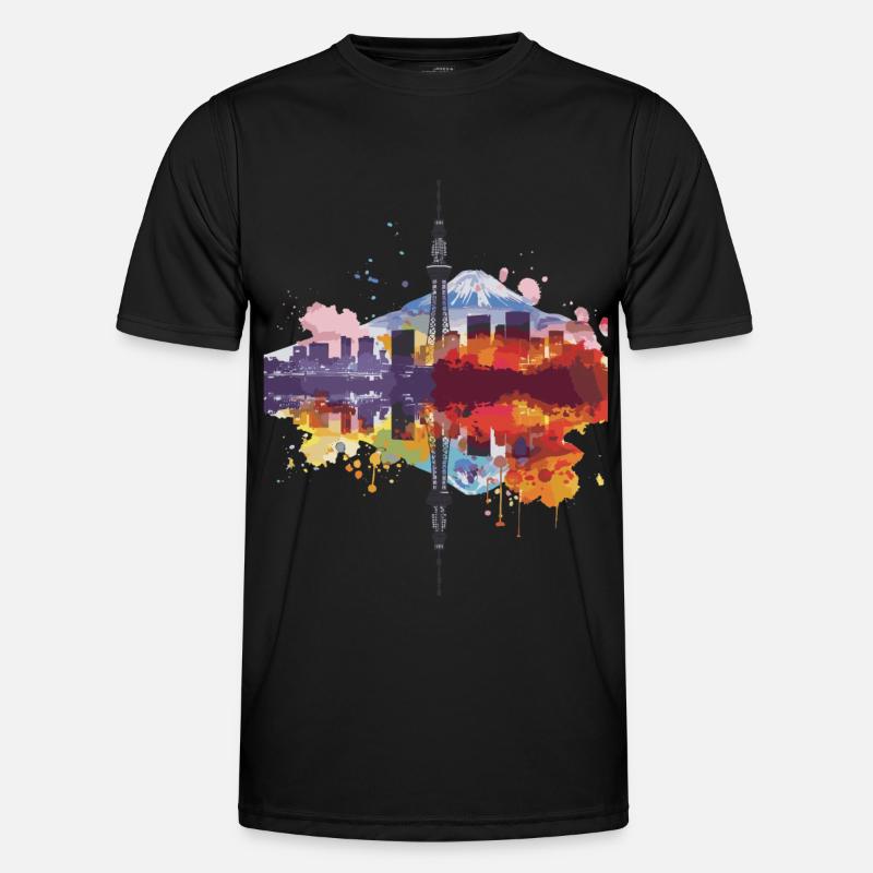 Kakamigahara - Men's Functional T-Shirt - black