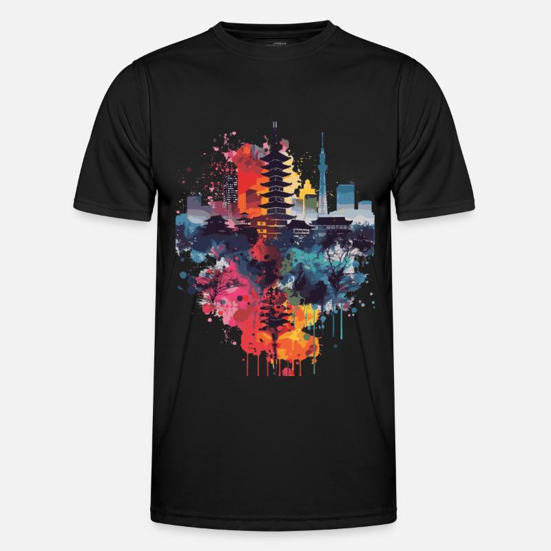 Matsuyama - Men's Functional T-Shirt - black