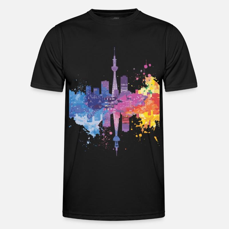 Nagasaki - Men's Functional T-Shirt - black