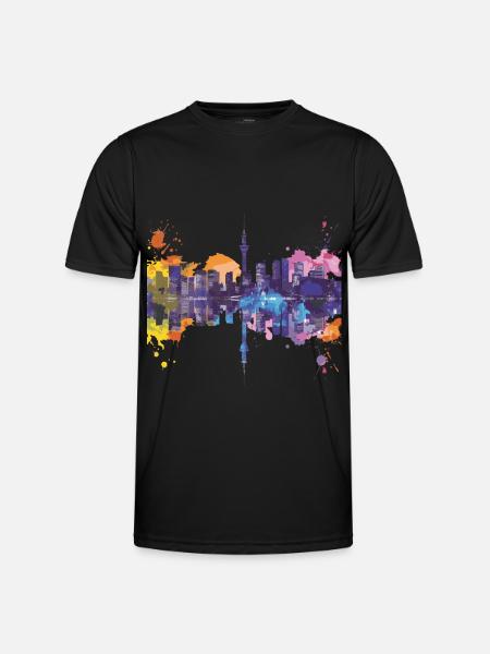 Saitama - Männer Funktions-T-Shirt - Schwarz