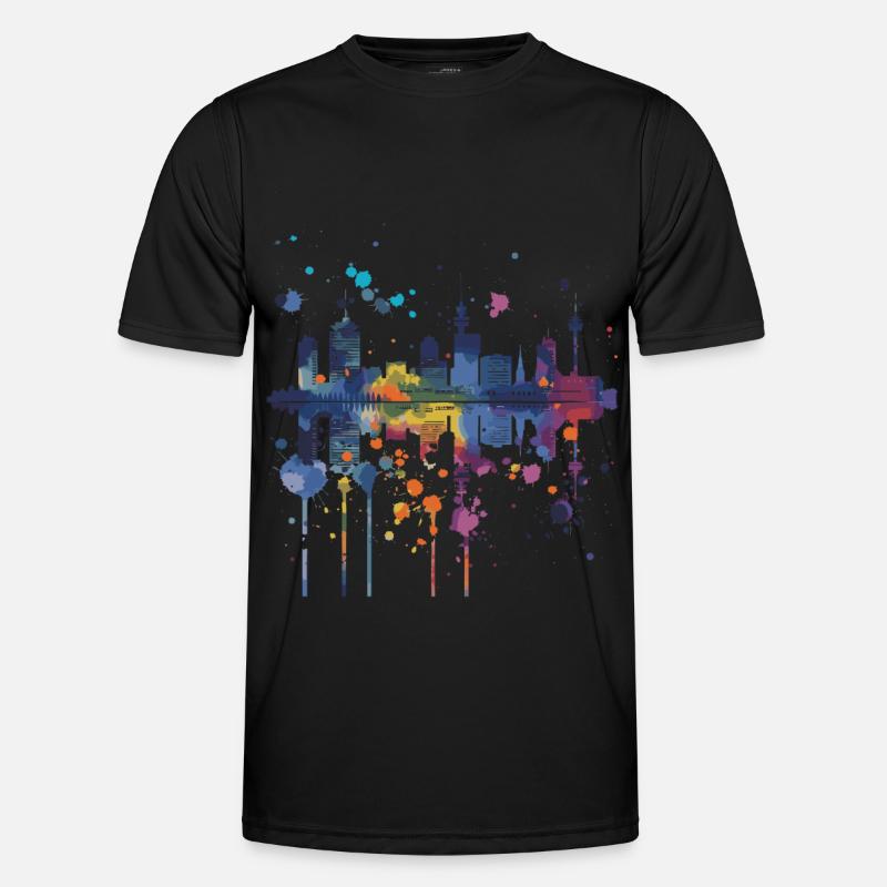 Lelystad - Men's Functional T-Shirt - black
