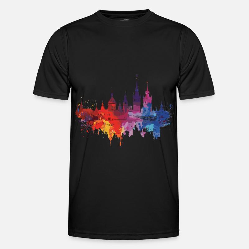 Suwalki - Männer Funktions-T-Shirt - Schwarz