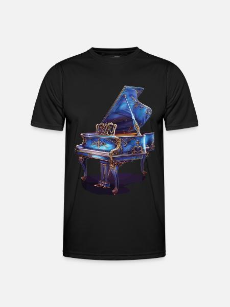 Piano - Men's Functional T-Shirt - black